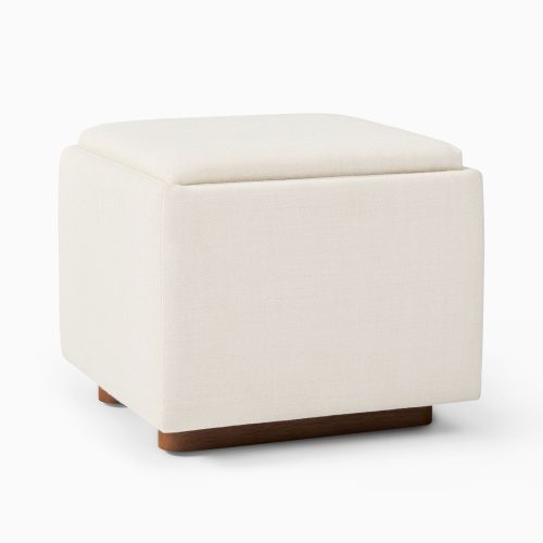 LINEN – Upholstered Storage Ottoman